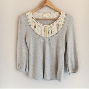 Anthropologie Guinevere Surely Charmed Sweater